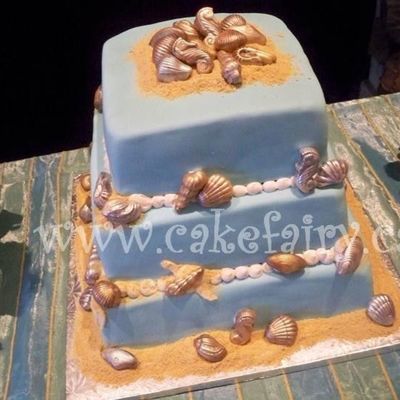 Seashell Wedding Cake