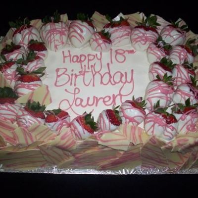 White Chocolate And Strawberries