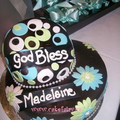Confirmation Cake- Tiffany Colours