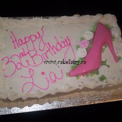 Chocolate Shoe On Sfoglia Cake...