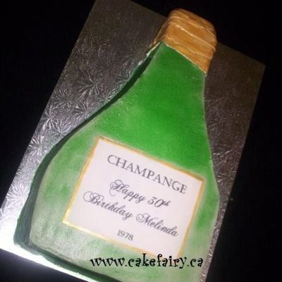 Champagne Bottle For 30Th Birthday