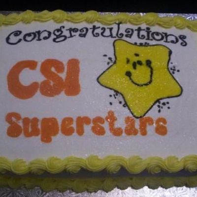 Csi Superstars Cake