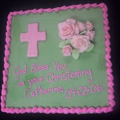 Baptism Cake