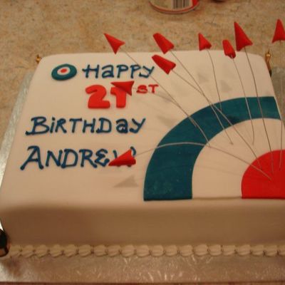 21St Birthday Cake For Airforce Recruit