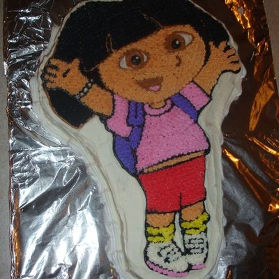 Dora Birthday Cake