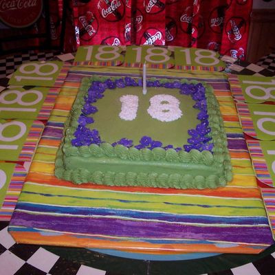 My Grand-Daughter's 18Th B-Day Cake