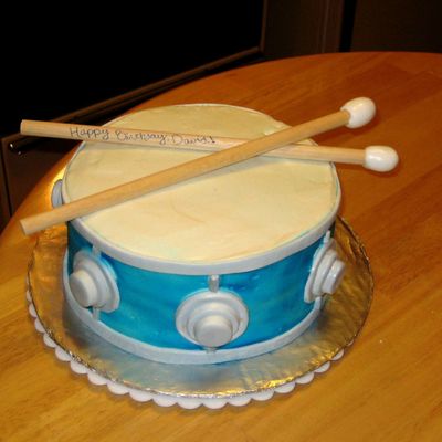 Birthday Drum Cake
