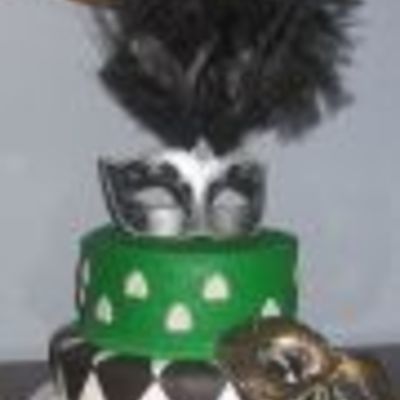Masquerade Party Cake