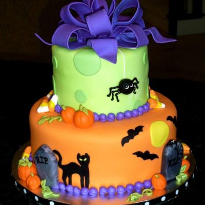 Halloween Birthday Party Cake