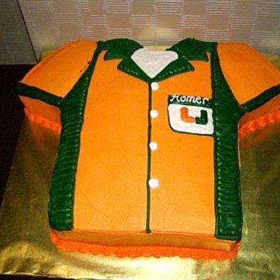 Bowling Shirt Grooms Cake
