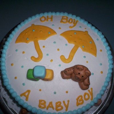 Baby Shower Cake.