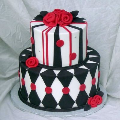 Red And Black Art Deco