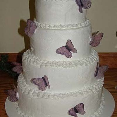 Butterfly Weddin Cake