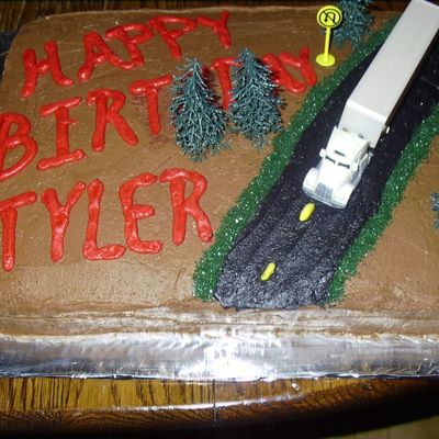 Truck Sheet Cake