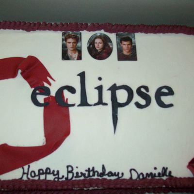 Eclipse Birthday Cake