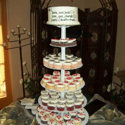 Wedding Cupcake Tower.