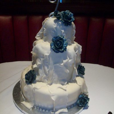 Draped Wedding Cake
