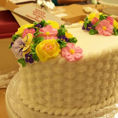 Cake Class Basket Weave