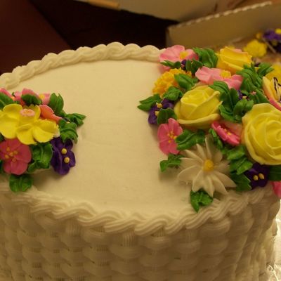 Cake Class Basket Weave