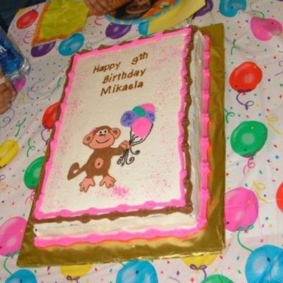 Monkey Birthday Cake
