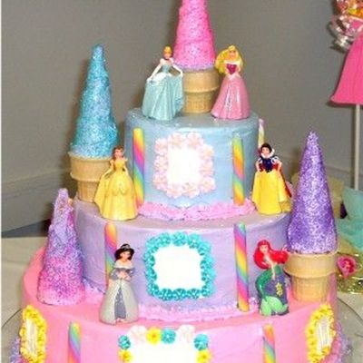 Aleida And Alyssa's Princess Cake