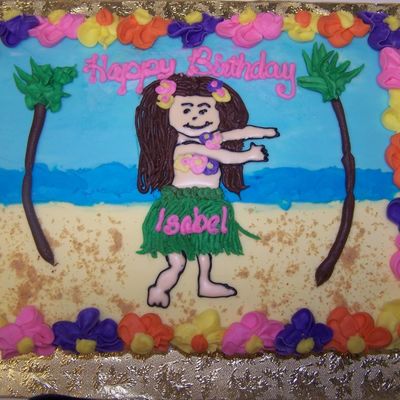 Luau Cake