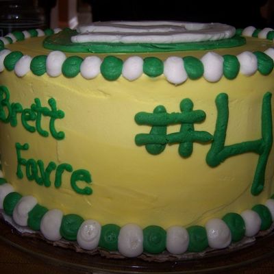 Brett Favre Packer Cake