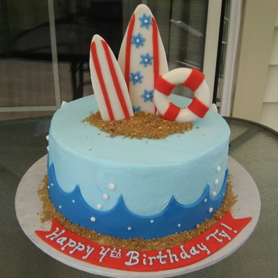 Surfing Cake