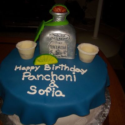 Patron Shots Cake