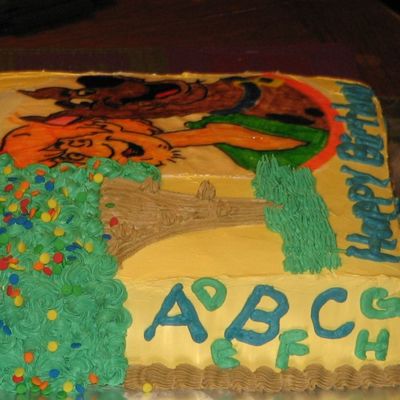Scooby Cake Side View