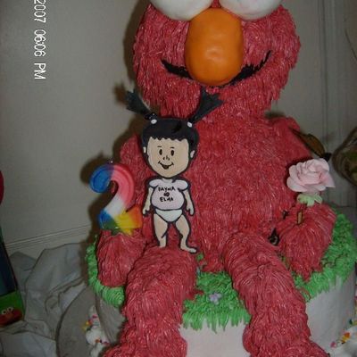 Elmo Birthday Cake