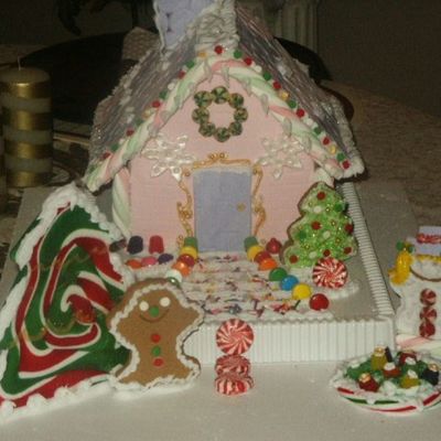 Baby 1St Christmas Gingerbread House