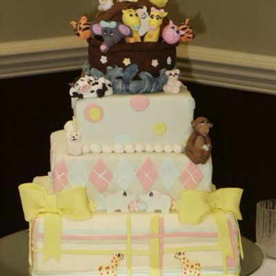 Noah's Arc Babyshower Cake