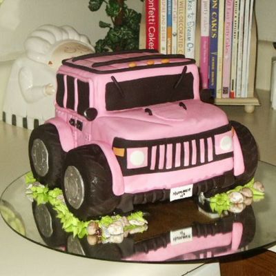 Hummer B-Day Cake