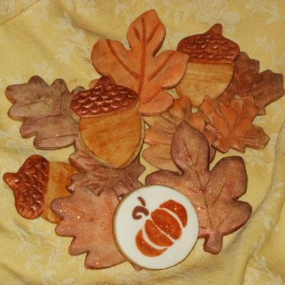 Autum Leaves Cookies