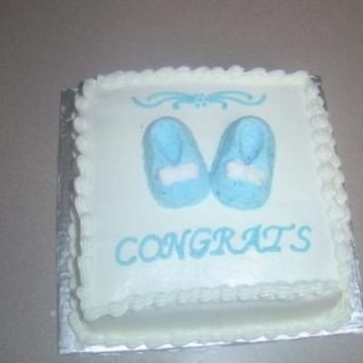 Molded Sugar Baby Booties