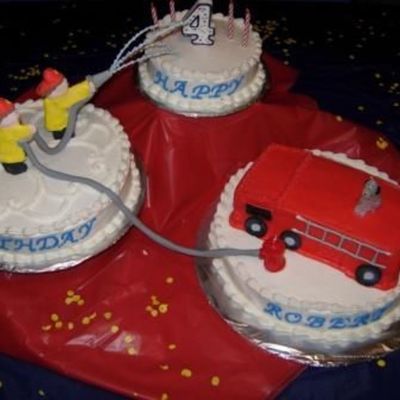 Firefighter Themed Cake