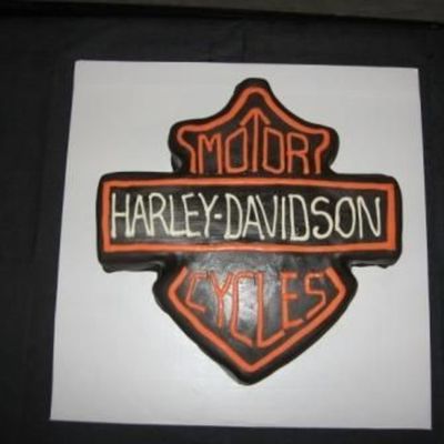 Harley Davidson Groom's Cake