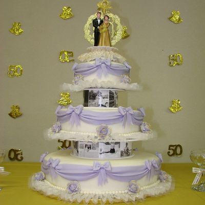50 Yr Anniversary Cake