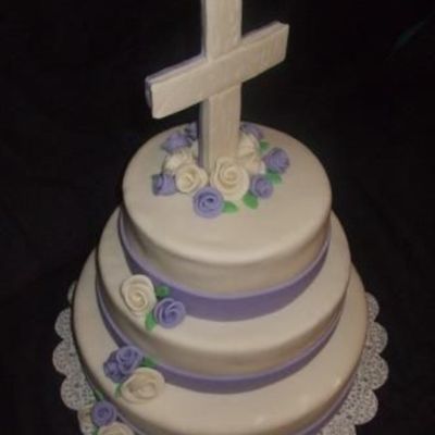 Baptism Cake For Little Girl