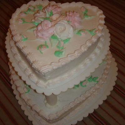 2 Tier Valentine Cake
