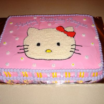 Hello Kitty Sheet Cake
