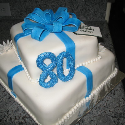 80Th Birthday Cake