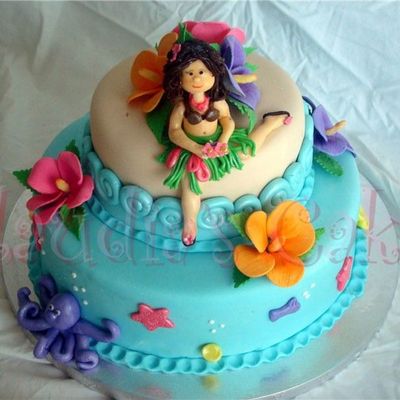 Luau Hawaiian Cake