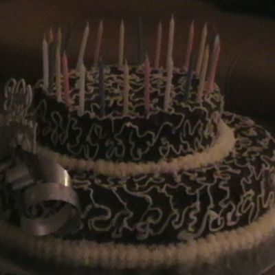 25Th Wedding Anniversary Cake