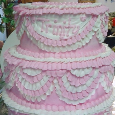 First Birthday Lots Of Ruffles Cake