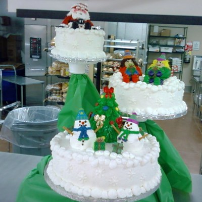 Christmas Winter Wonderland Cake