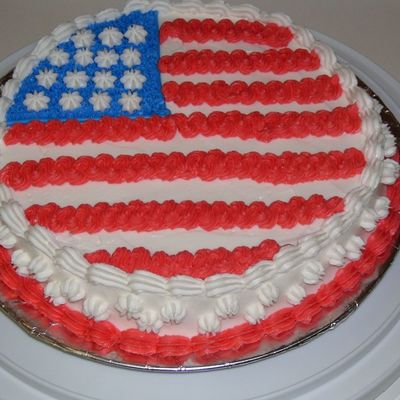 Flag Cake