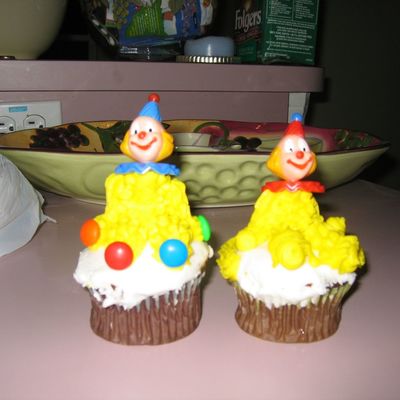 Clown Cupcakes