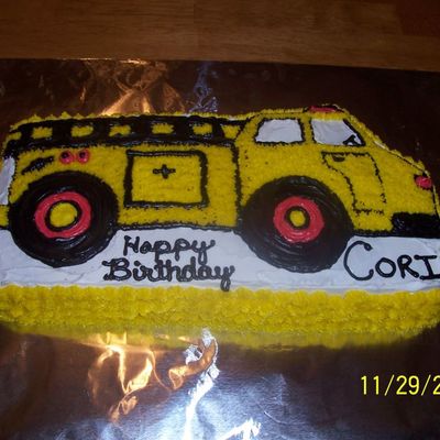 Firetruck Cake